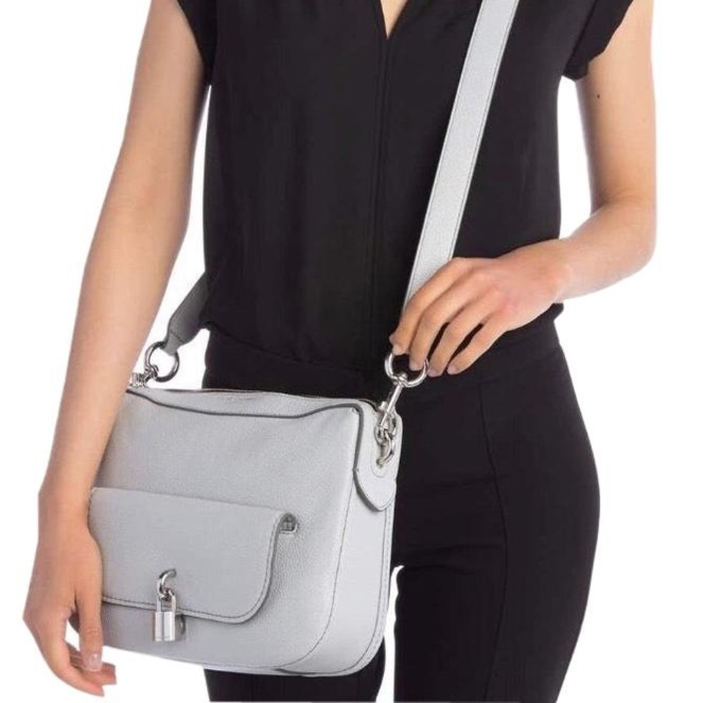 Marc Jacobs Lock That Leather Messenger Bag